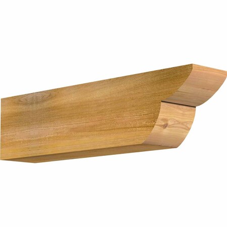 Ekena Millwork Crestline Rough Sawn Rafter Tail, Western Red Cedar, 6"W x 8"H x 32"L RFT06X08X32CRE00RWR